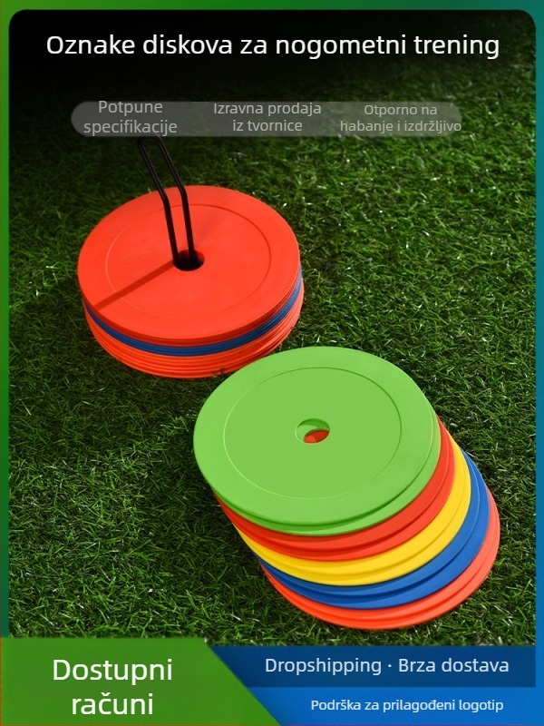 Ravna ploča s natpisom, ploča s diskom, ploča s natpisom za nogomet, ploča s natpisom za trening, prepreka, okrugli otvor, tenis, orijentirna podloga