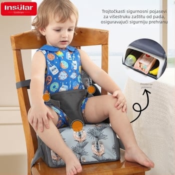 Prijenosna višenamjenska torba za mame za rame, dječja sjedalica, jastuk za podizanje, dječja blagovaonska stolica, jastuk za podizanje stolca