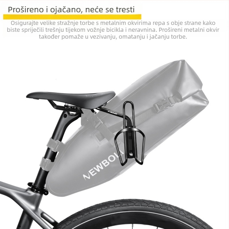 Okvir za stabilizator torbe za bicikl od aluminijske legure, ojačanje torbe za cestovni automobil, okvir protiv trešenja, može se ugraditi nosač za boce s vodom