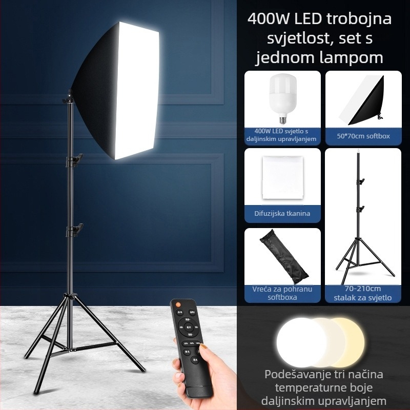 Izvor sjene Prijenos uživo Ispunjavajuće svjetlo Fotografsko svjetlo Rasvjeta Mekana svjetlosna kutija Studijski set Prijenos uživo Ispunjavajuće svjetlo Veleprodaja