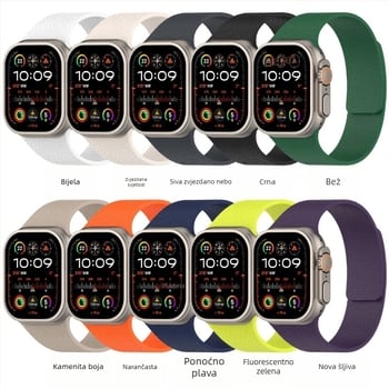 Pogodno za Apple Iwatchs 10 Huawei Gt Xiaomi S4 Samsung Pebble silikonski mekani magnetski remen za sat S11