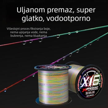 Japanski originalni svileni najlon 16 ygkpe jp, azijski poseban, otporan na ugrize, jaka vučna sila, ribolov na Crnom moru, jaki konjski ribolovni najlon