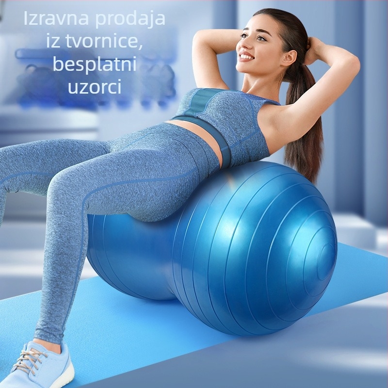 Napuhana zadebljana lopta od kikirikija, otporna na eksploziju, lopta za jogu, fitness lopta od PVC-a, masažna lopta za unutarnje sportove, kapsula za oporavak nakon poroda