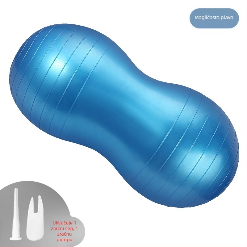 Napuhana zadebljana lopta od kikirikija, otporna na eksploziju, lopta za jogu, fitness lopta od PVC-a, masažna lopta za unutarnje sportove, kapsula za oporavak nakon poroda
