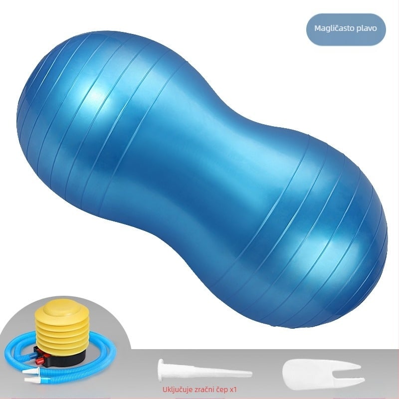 Napuhana zadebljana lopta od kikirikija, otporna na eksploziju, lopta za jogu, fitness lopta od PVC-a, masažna lopta za unutarnje sportove, kapsula za oporavak nakon poroda