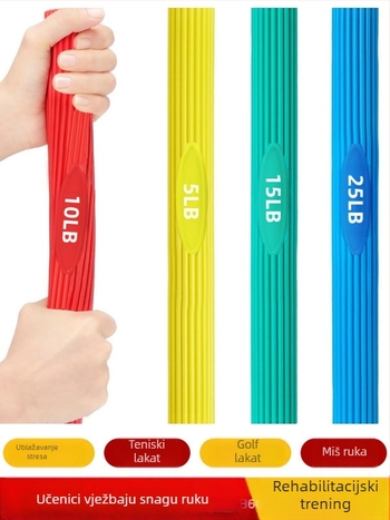 Veleprodaja torzijske šipke, višenamjenska šipka, šipka otpora za rehabilitaciju, trening snage ruku, snaga ručnog zgloba, vježba otpora, šipka za snagu ruku, uređaj za muškarce