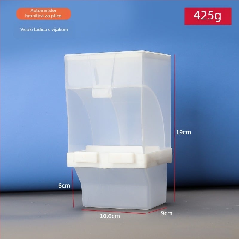 Kutija za hranu za papige, automatska hranilica protiv raspršivanja, vanjska hranilica za ptice s efektom prskanja, tigrova koža, božur, Xuan Feng pribor za ptice