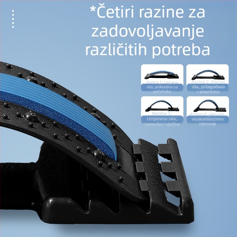Uređaj za umirivanje lumbalnog dijela tijela Kućni korektor za leđa Lumbalni istezač Masažer za struk Podloga za jogu Prostirka za fitness Veleprodaja