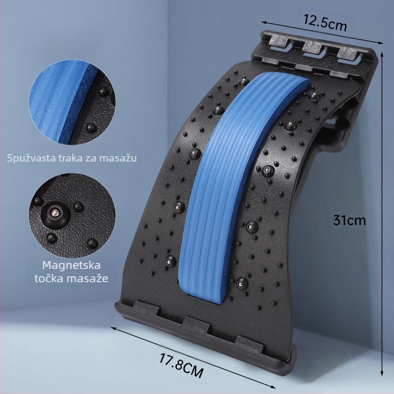Uređaj za umirivanje lumbalnog dijela tijela Kućni korektor za leđa Lumbalni istezač Masažer za struk Podloga za jogu Prostirka za fitness Veleprodaja