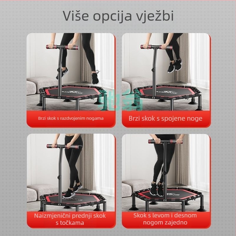XSZ trampolin za odrasle i djecu, unutarnji prostor, kućni krevet za skakanje, teretana, krevet za trljanje za odrasle i djecu, krevet za mršavljenje i fitness
