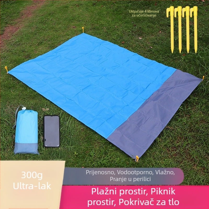 Vanjska prostirka za piknik, prostirka za plažu, džepna prostirka za kampiranje, prijenosna sklopiva prostirka za plažu uz more, dropshipping
