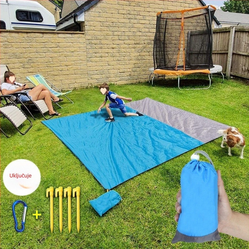 Vanjska prostirka za piknik, prostirka za plažu, džepna prostirka za kampiranje, prijenosna sklopiva prostirka za plažu uz more, dropshipping
