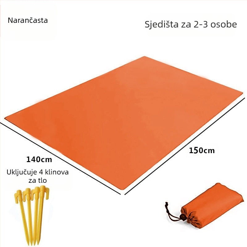 Vanjska prostirka za piknik, prostirka za plažu, džepna prostirka za kampiranje, prijenosna sklopiva prostirka za plažu uz more, dropshipping