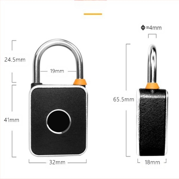Vanjski lokot za otiske prstiju Izvor proizvođača Izravna prodaja Bluetooth lokot za otiske prstiju Lokot za otiske prstiju