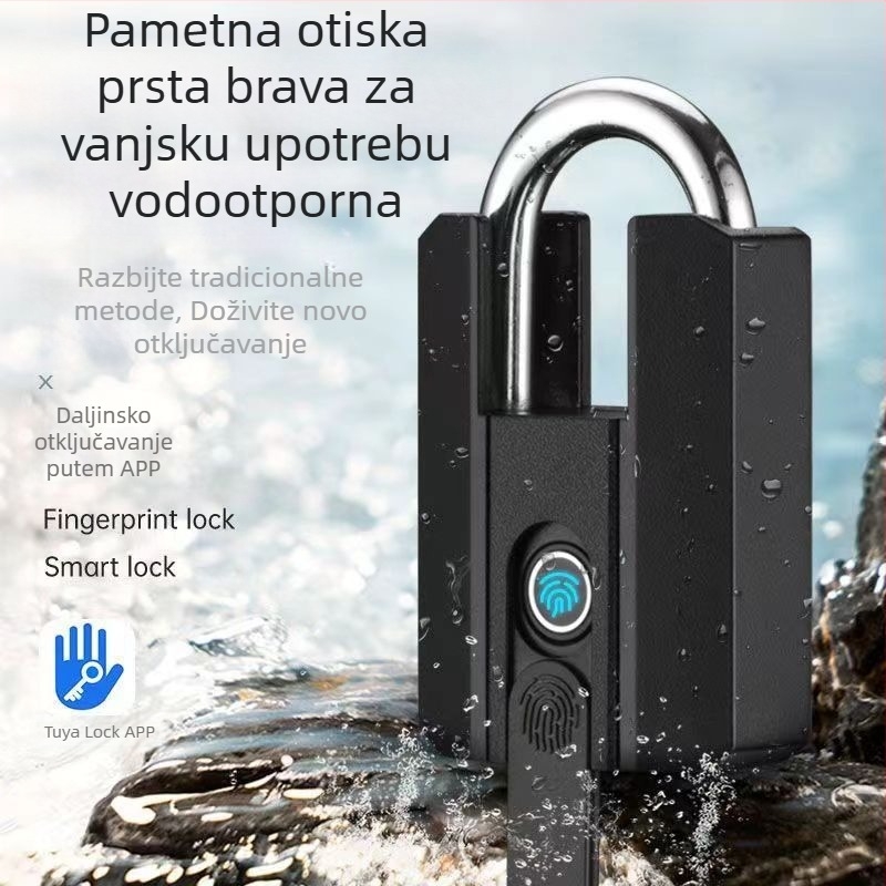Vanjski lokot za otiske prstiju Izvor proizvođača Izravna prodaja Bluetooth lokot za otiske prstiju Lokot za otiske prstiju