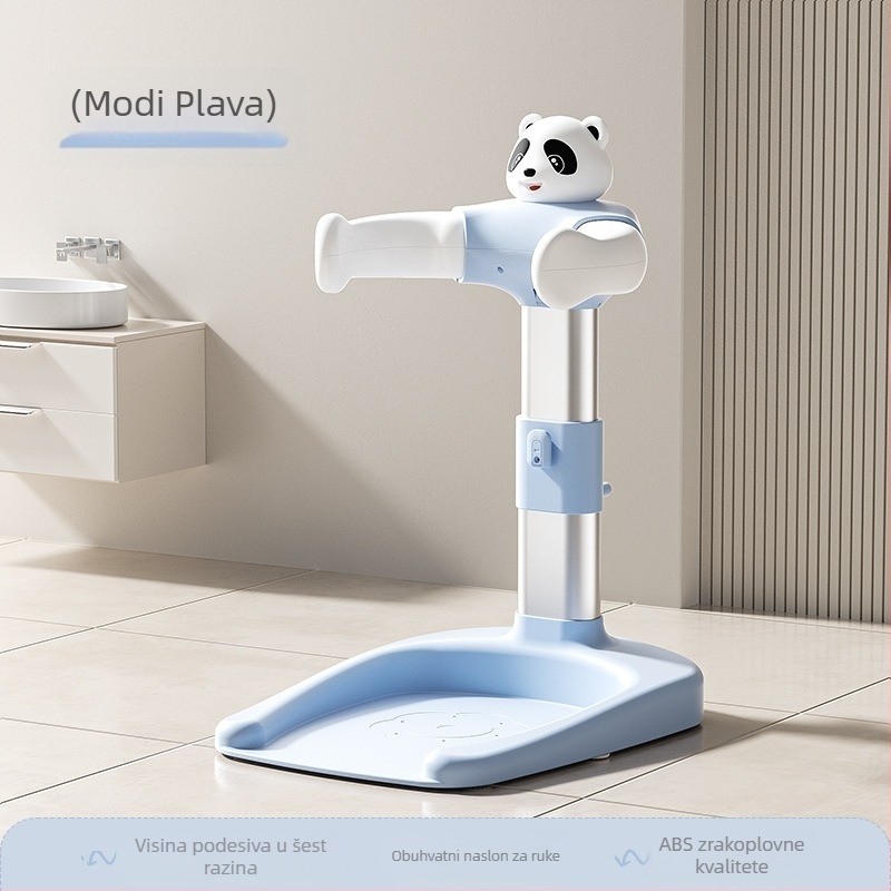 Stalak za kupanje za bebe, Podesivi stalak za kupanje, Sklopivi stalak za kupanje za djecu koji može sjediti i stajati