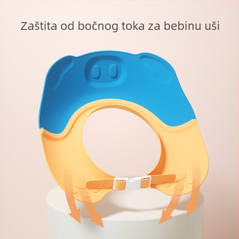 Kapa za pranje kose za bebe, dječja kapa za pranje kose, artefakt za blokiranje vode, zaštita za uši, kapa za tuširanje za bebe, veleprodaja