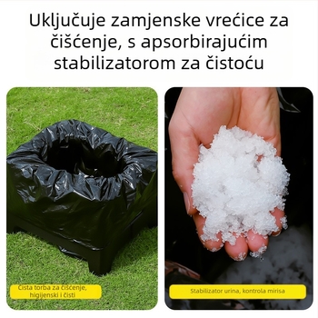 Prekogranični novi sklopivi WC za automobil, hitne slučajeve, kampiranje, WC stolica za odrasle, prijenosni dezodorans, vanjski mobilni WC