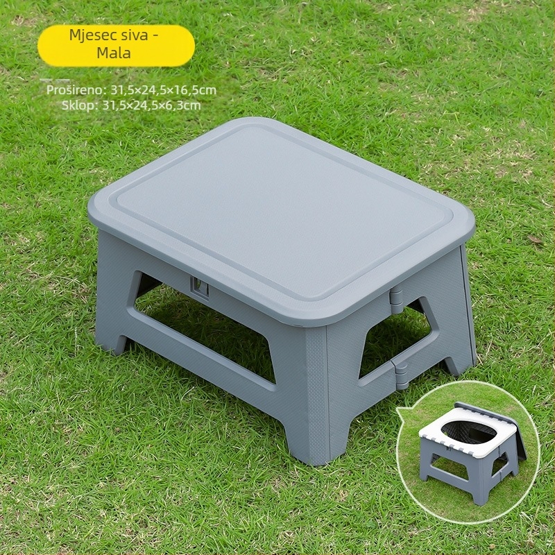 Prekogranični novi sklopivi WC za automobil, hitne slučajeve, kampiranje, WC stolica za odrasle, prijenosni dezodorans, vanjski mobilni WC