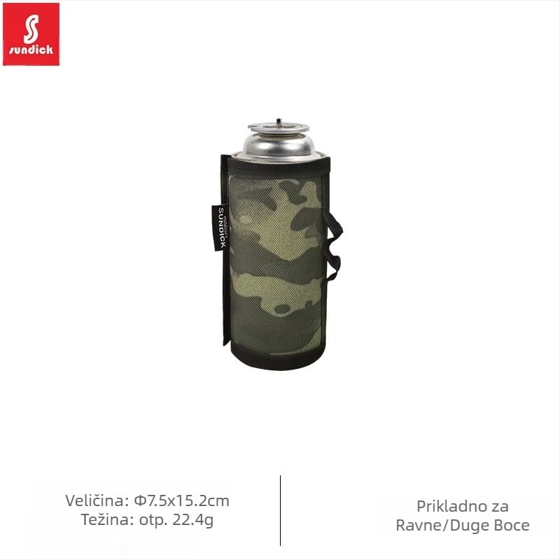 Planinski kupac, kampiranje na otvorenom, poklopac spremnika goriva 230, zaštitni poklopac, izolacijski poklopac, zaštita od pada, piknik, dugi spremnik goriva 450, torba za pohranu spremnika goriva