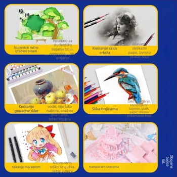 Nizozemski bijeli karton 8K4K bijeli karton A3 umjetničko slikarstvo 300g tvrdi A4 zadebljani marker za crtanje veleprodaja