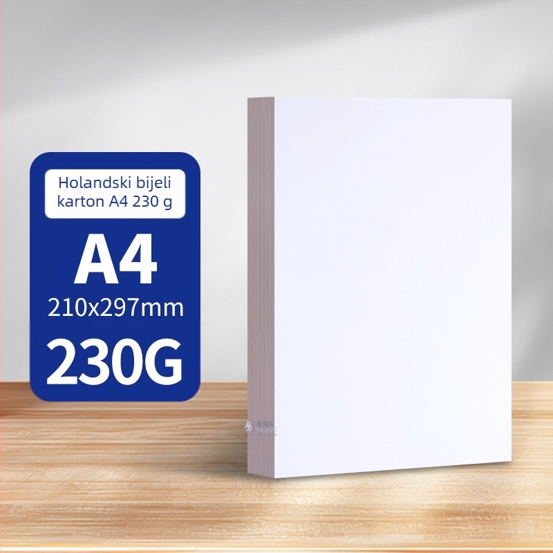 Nizozemski bijeli karton 8K4K bijeli karton A3 umjetničko slikarstvo 300g tvrdi A4 zadebljani marker za crtanje veleprodaja
