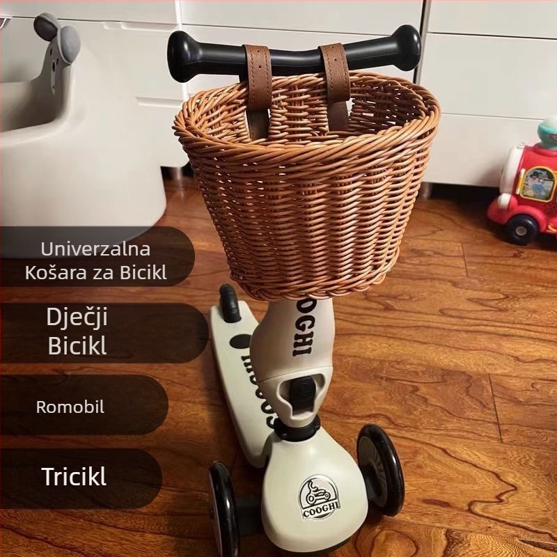 Imitacija ratana, pletena ukrasna košara, bicikl, igračka, automobil, džepna košara, ukrasi za stol, bačva za pohranu, košara za pohranu