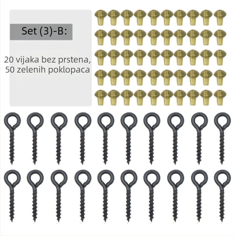 Europski šaran Obrnuti Dno Ribolov Ronnie Rig Suhi List Ribolov Perla Plovak Mamac Vijak Udica Perla Stoper Set