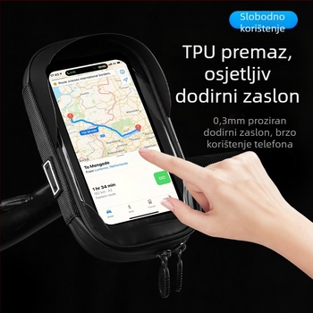 Višenamjenska torba za mobitel preko granice, torba za van, vodootporna torba za bicikl, nosač za navigaciju za motocikl