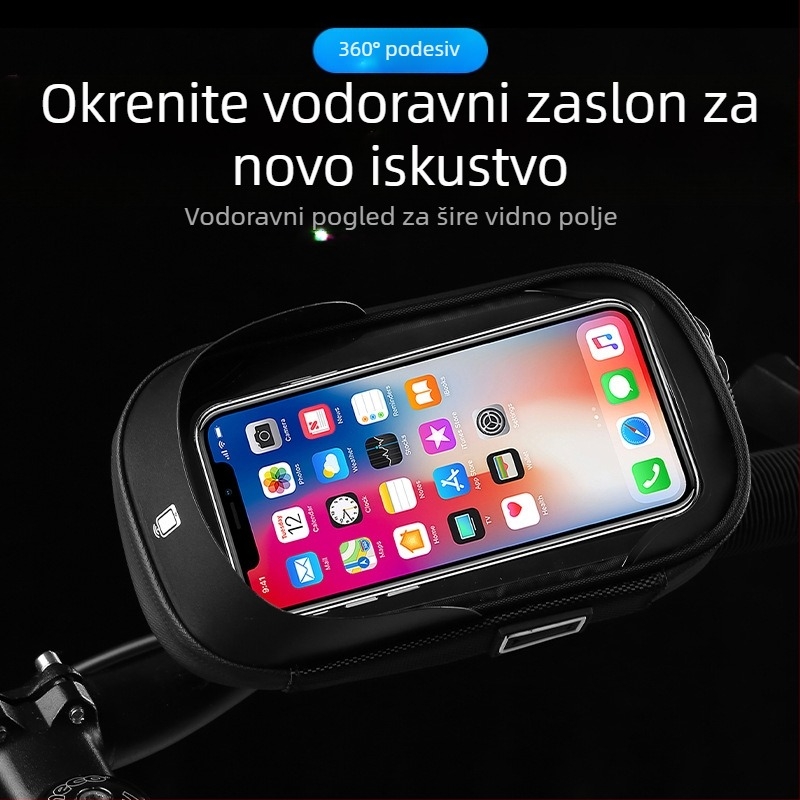 Višenamjenska torba za mobitel preko granice, torba za van, vodootporna torba za bicikl, nosač za navigaciju za motocikl