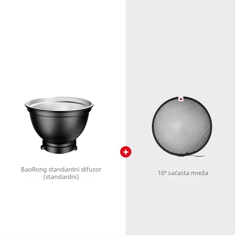 DB04 filter u boji s četiri lista, konturno svjetlo, saćasti standardni poklopac, velika bljeskalica sa saćem, uvijek uključena, svjetlo sidro za kosu