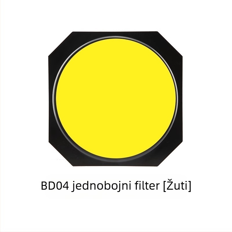 DB04 filter u boji s četiri lista, konturno svjetlo, saćasti standardni poklopac, velika bljeskalica sa saćem, uvijek uključena, svjetlo sidro za kosu