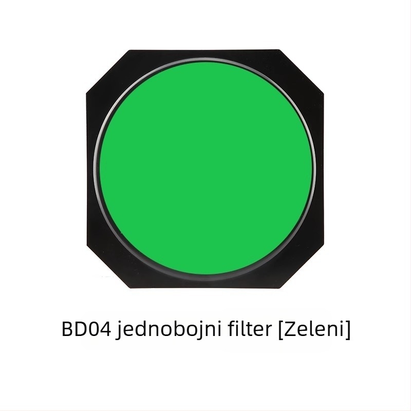 DB04 filter u boji s četiri lista, konturno svjetlo, saćasti standardni poklopac, velika bljeskalica sa saćem, uvijek uključena, svjetlo sidro za kosu