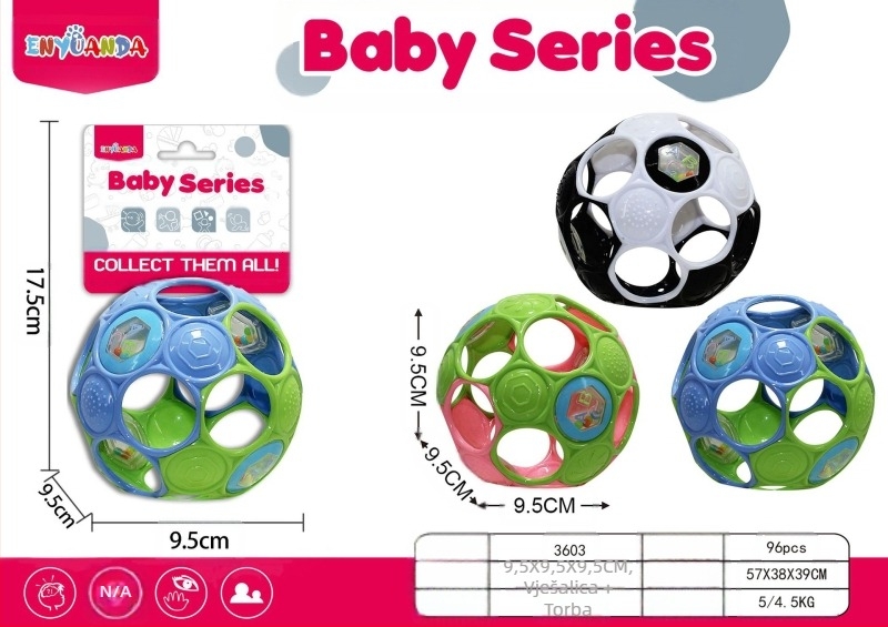 [Vrući model za majku i bebu] Zvečka za bebe, Manhattan, loptica za hvatanje ruku, rano obrazovanje, trening senzorne integracije, igračka s lopticom za hvatanje ruku