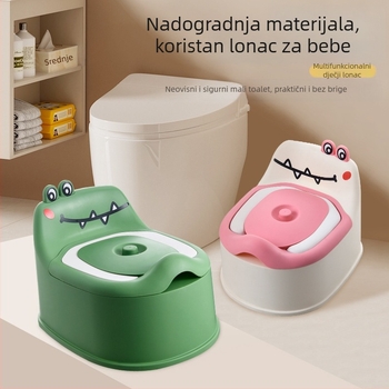 Mali dječji WC s crtanim filmom dinosaura Mali WC Jednostavni dječji WC za bebe Dječji WC Kanta za urin