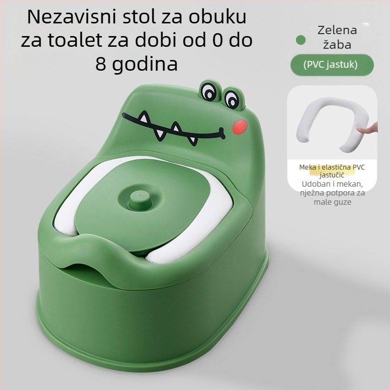 Mali dječji WC s crtanim filmom dinosaura Mali WC Jednostavni dječji WC za bebe Dječji WC Kanta za urin