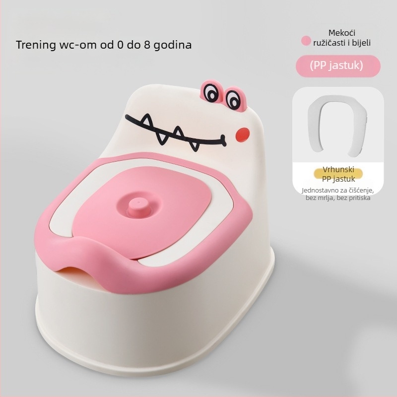 Mali dječji WC s crtanim filmom dinosaura Mali WC Jednostavni dječji WC za bebe Dječji WC Kanta za urin
