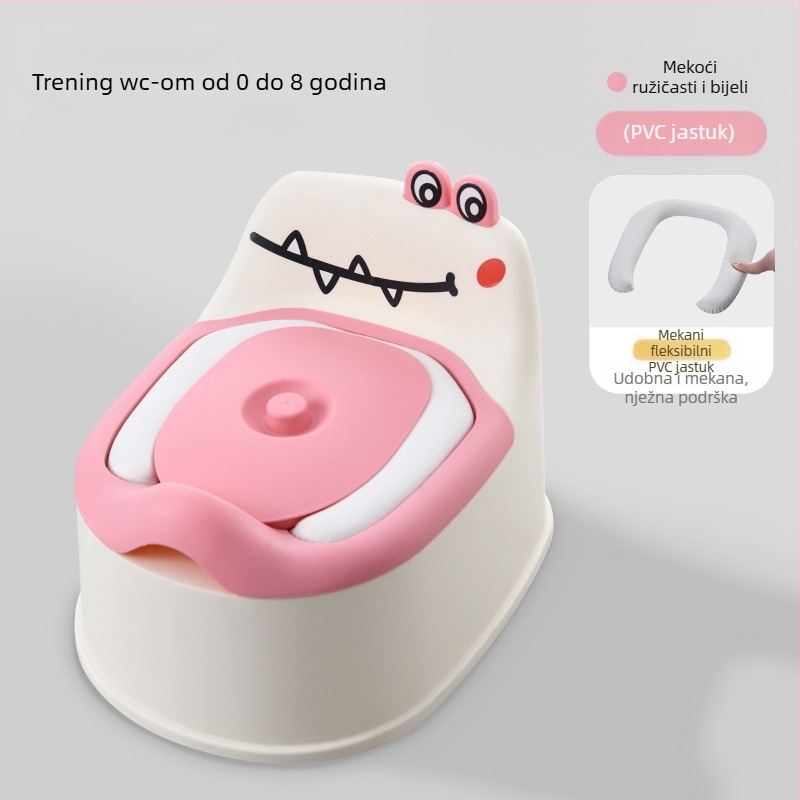 Mali dječji WC s crtanim filmom dinosaura Mali WC Jednostavni dječji WC za bebe Dječji WC Kanta za urin