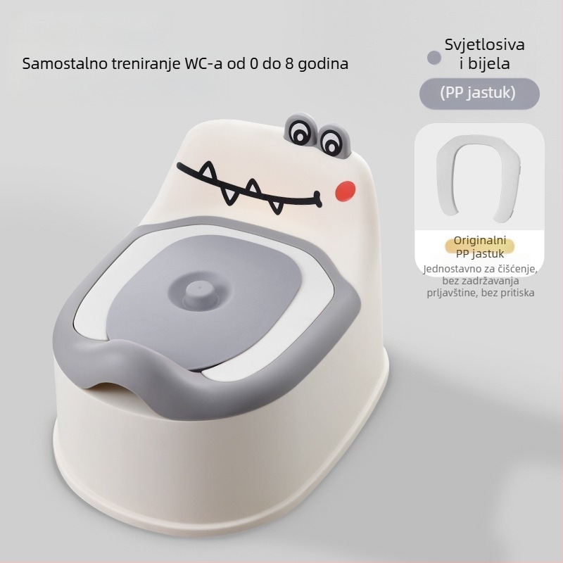 Mali dječji WC s crtanim filmom dinosaura Mali WC Jednostavni dječji WC za bebe Dječji WC Kanta za urin