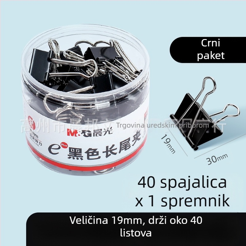 Chenguang tiskanice u boji duga kopča za rep velika spajalica za papir 25 mm mala metalna kopča za pileći rep u obliku lastin repa mala kopča