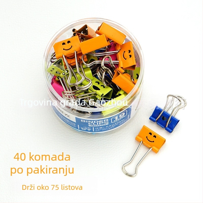 Chenguang tiskanice u boji duga kopča za rep velika spajalica za papir 25 mm mala metalna kopča za pileći rep u obliku lastin repa mala kopča