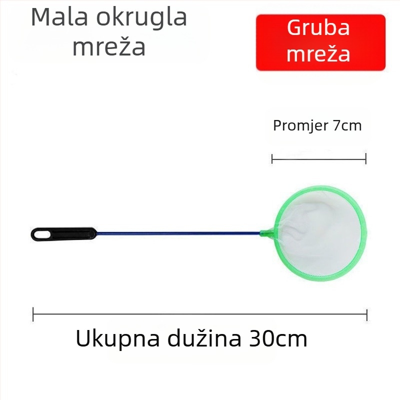Ribarska mreža, džepna ribarska mreža, dječja gusta mreža, kućni ribolov, zlatna ribica, ribolov žlicom, riba, izmet, mini mreža za kopiranje, ribarska mreža, ribolovni pribor