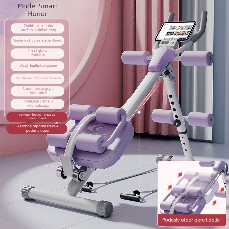 Stroj za trbušne valjke Uređaj za trening trbušnih mišića Početna oprema za vježbanje trbušnih mišića za lijene trbušne mišiće Kondicija Trening za mršavljenje Artefakt za trening trbušnih mišića