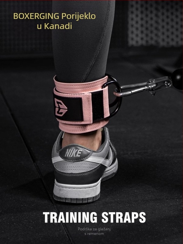 Okvir portala za fitness s kopčom za gležanj, kuk, noga, uže, leđa, udarac, pomoćni trening snage, napetost, remen otpora, rukav