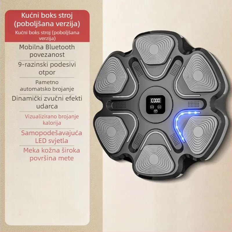 Inteligentni glazbeni boksački stroj za trenere Internet slavljenički reakcijski zid meta boksačka meta kućna igra djeca ritmička meta trening odraslih