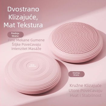 Nova PVC prostirka za jogu, napuhani masažni jastuk, zadebljana lopta za balansiranje otporna na eksploziju