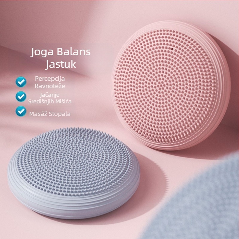 Nova PVC prostirka za jogu, napuhani masažni jastuk, zadebljana lopta za balansiranje otporna na eksploziju