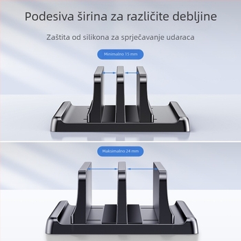 Okomiti nosač prijenosnog računala bočno okomito vanjskog zaslona viseći odvođenje topline podrška za pohranu primjenjivo m