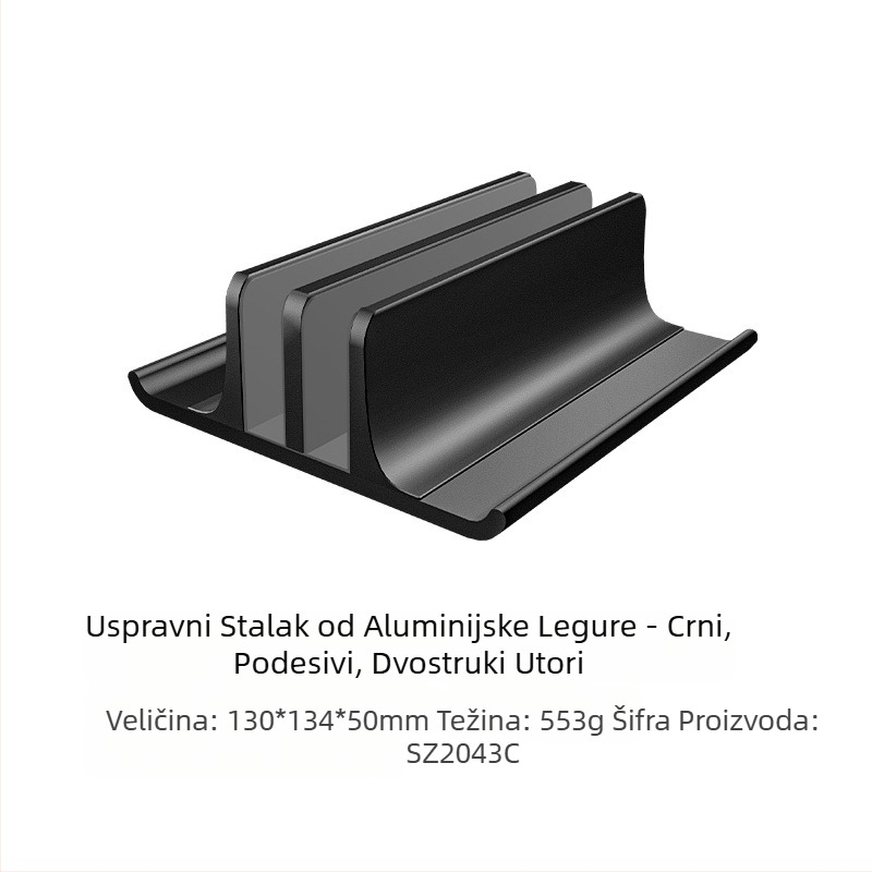 Okomiti nosač prijenosnog računala bočno okomito vanjskog zaslona viseći odvođenje topline podrška za pohranu primjenjivo m