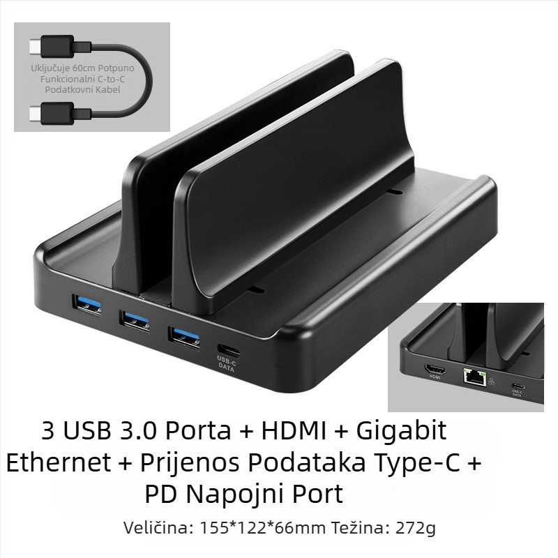 Okomiti nosač prijenosnog računala bočno okomito vanjskog zaslona viseći odvođenje topline podrška za pohranu primjenjivo m